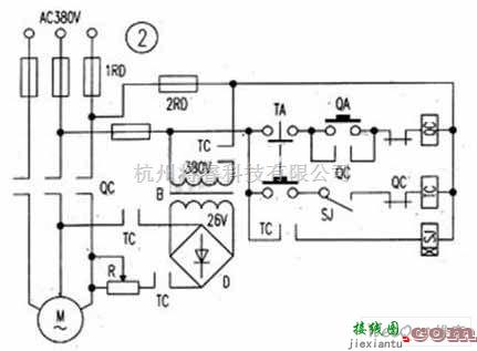 电机控制专区中的简单实用的电动机能耗制动电路图  第2张