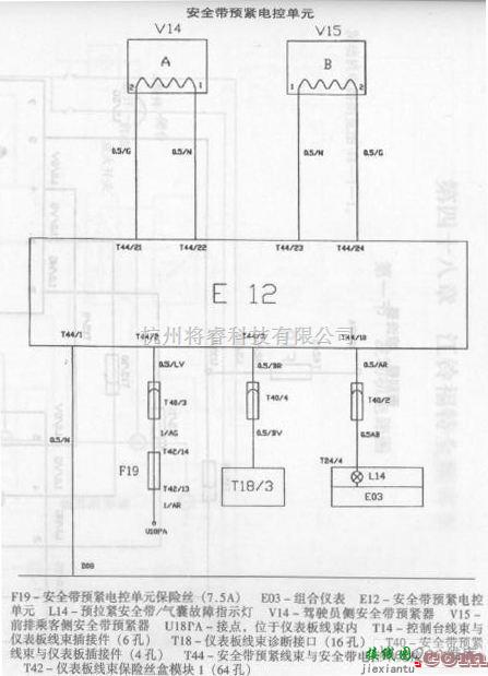 中华轿车空调系统电路图五  第1张