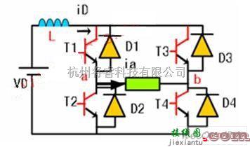 逆变电源中的电流型逆变电路图  第1张