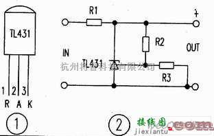 稳压电源中的带有限流作用的大电流可调稳压电源电路图  第1张