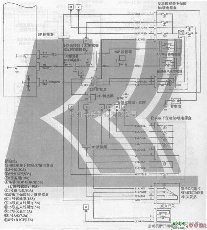 本田中的广州本田飞度轿车发动机电路图九  第1张