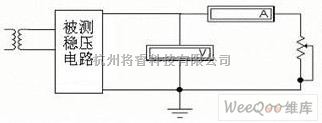 稳压电源中的稳压电源性能指标测试电路图  第1张