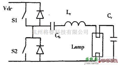 电子镇流器中的简化了的电子镇流器电路图  第1张