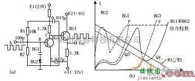 光敏二极管、三极管电路中的隧道二极管脉冲电路原理及应用电路图  第6张
