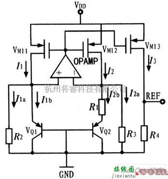 电源电路中的低压带隙基准电路图  第1张
