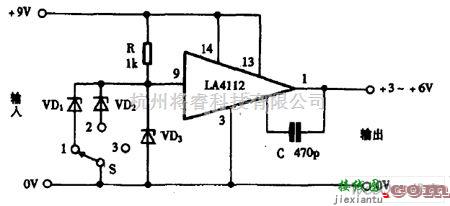 稳压电源中的巧用LA4112作稳压电源电路图  第1张