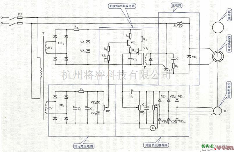 控制电路中的电磁测速控制电路图  第1张