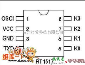 遥控电路（综合)中的无线遥控编码芯片RT1517  第1张