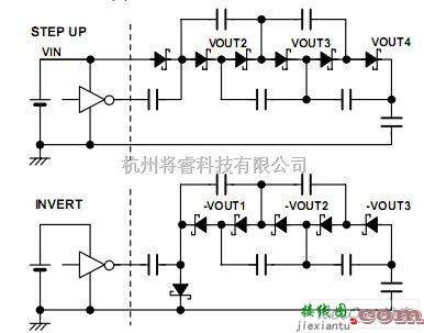 光敏二极管、三极管电路中的肖特基二极管组成的电荷泵多电压输出电路图  第2张