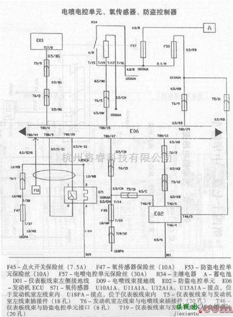 中华轿车发动机电路图二  第1张