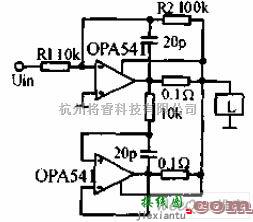 仪表放大器中的10A功率放大器电路图  第1张