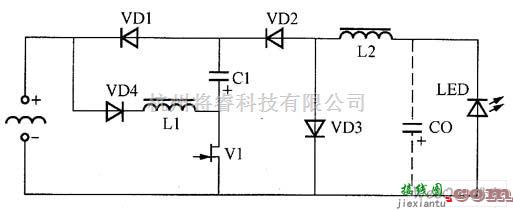 电源电路中的一个简单的无变压器转换电路图  第1张