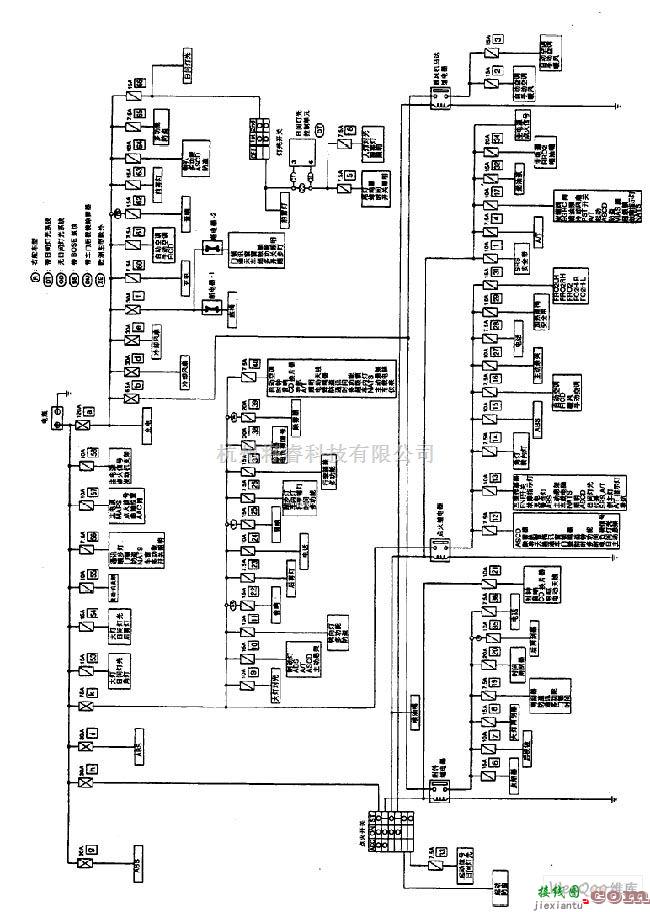 日产中的尼桑A32-EL供电电路图一  第1张