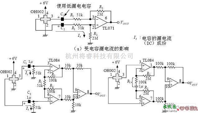 霍尔传感器中的霍尔传感器放大电路图  第1张