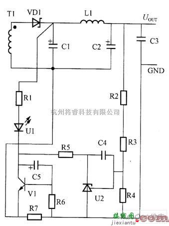 电流环放大中的用NPN管与电压调整器实现恒压、恒流控制电路图  第1张