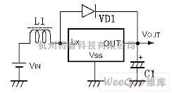 电源电路中的低功耗单电池供电升压电路图  第1张