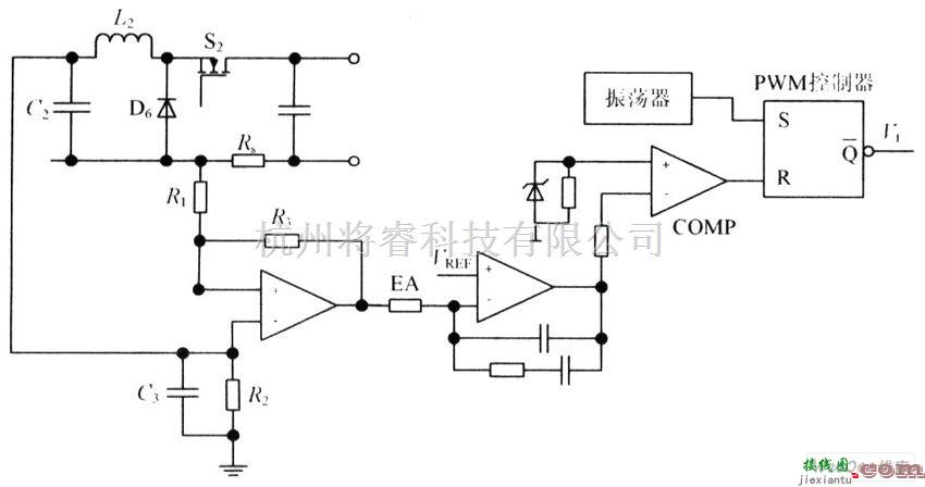 激光器件中的金卤灯电子镇流器恒功率控制电路图  第1张