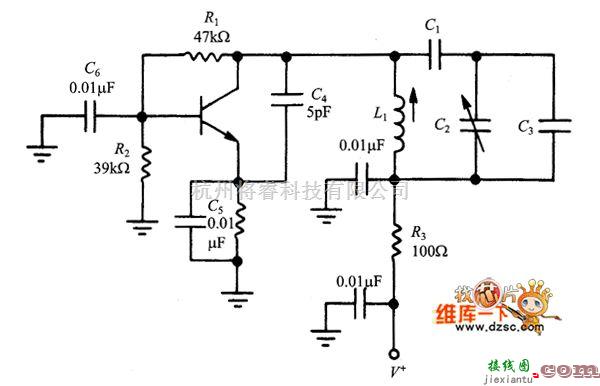 振荡电路中的科尔皮兹振荡器电路图  第1张