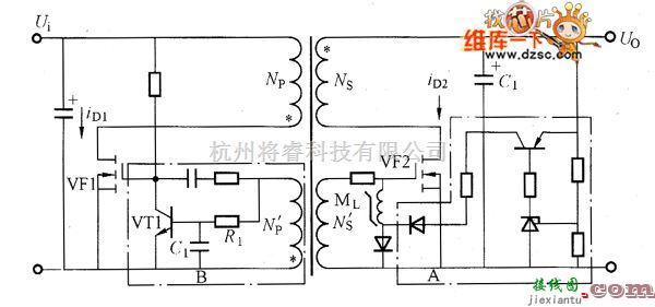 电源电路中的采用同步整流的RCC电源实际电路图  第1张