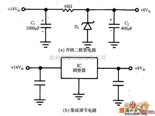 综合电路中的电压调节电路图  第1张