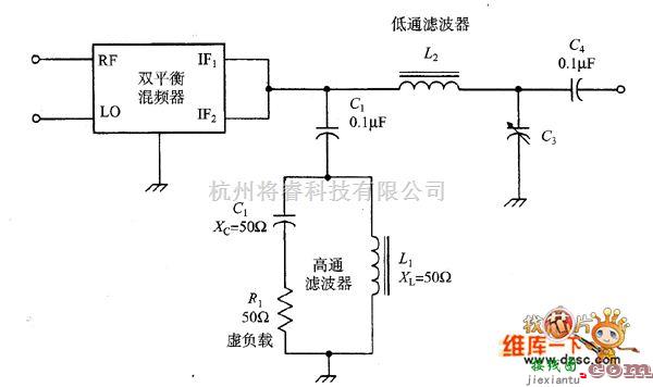 滤波器电路中的双工滤波器电器图  第1张