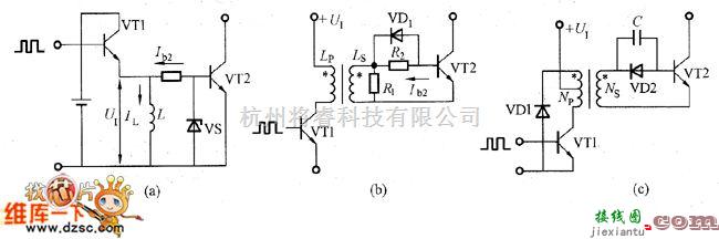 综合电路中的用电感中蓄积的能量使晶体管截止的电路图  第1张