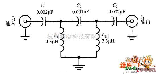 滤波器电路中的AM BCB（500～2000kHz）带通滤波器电路图  第1张