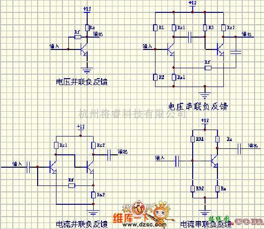 模拟电路中的低频放大反馈电路图  第1张