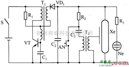 灯光控制中的典型的高压闪光灯电路图  第2张