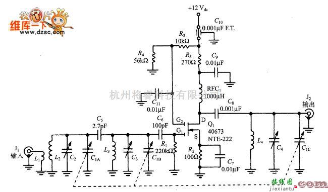 综合电路中的MOSFET有源预选器电路图  第1张