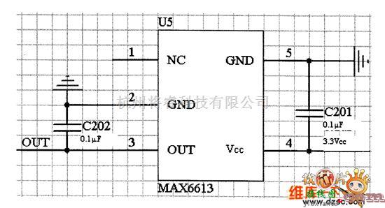 综合电路中的系统的温度采集电路图  第1张