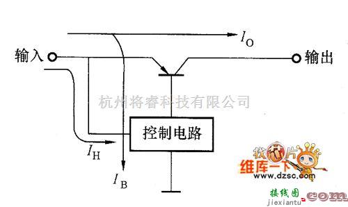 稳压电源中的PNP输出稳压器的接地电流电路图  第1张