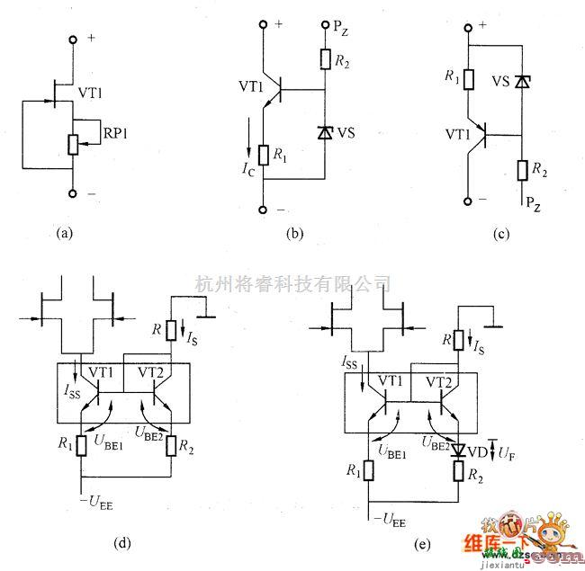 恒流源中的基本恒流电路图  第1张