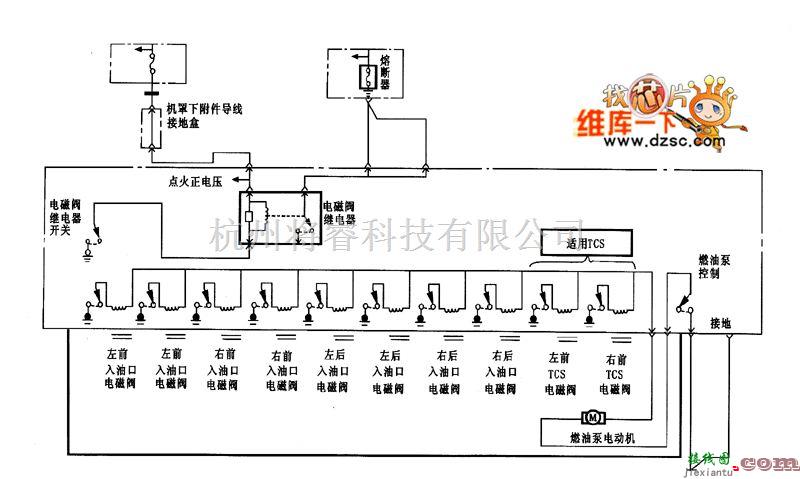 别克中的君威SBS供电、EBCM和EBTCM电路图  第1张