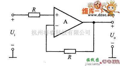 仪表放大器中的同相放大器同相跟随器电路图  第1张