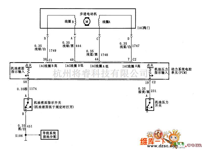 别克中的君威I/P和VSS控制电路图  第1张