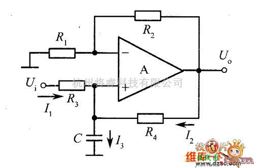 仪表放大器中的基本同相积分器电路图  第1张