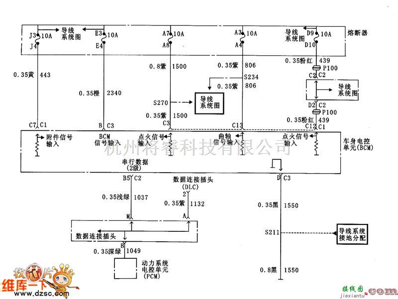 别克中的别克组合仪表声响警告电路图1  第1张