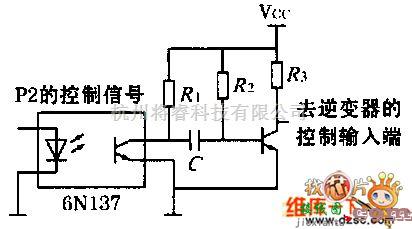 耦合隔离放大中的光电隔离驱动电路图  第1张