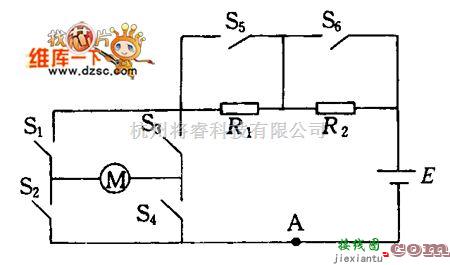 综合电路中的直流电动机驱动电路图  第1张