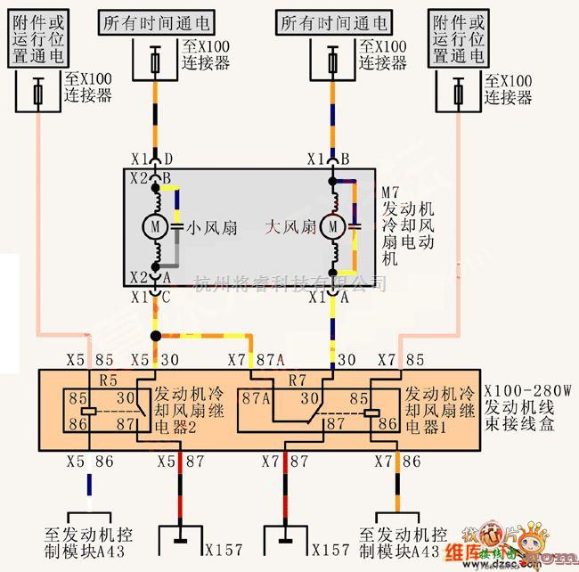 别克中的上海别克荣御V63.6L轿车空调系统电路图(3)  第1张