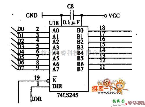 综合电路中的数据缓冲及驱动电路图  第1张