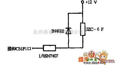 接口电路中的接口的继电器驱动电路图  第1张