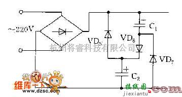 电子镇流器中的电子整流器中滤波电容的保护电路图  第1张