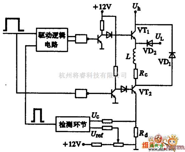 综合电路中的具有反馈控制的高低压驱动电路图  第1张