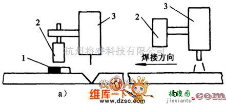 传感器电路中的传感器与焊嘴固定方式的电路图  第1张