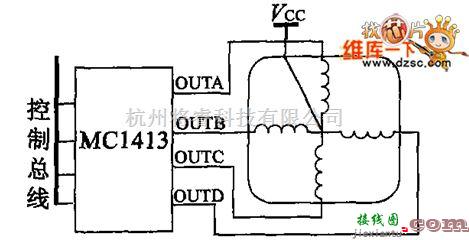 综合电路中的MC1413驱动电路图  第1张