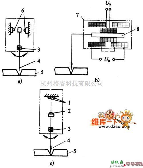 传感器电路中的电子式传感器原理电路图  第1张