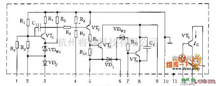 开关稳压电源中的IX0689CE系列开关电源厚膜电路图  第1张