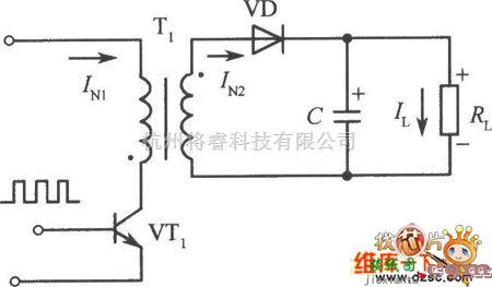 开关稳压电源中的单端反激式变换器开关稳压电源电路图  第1张